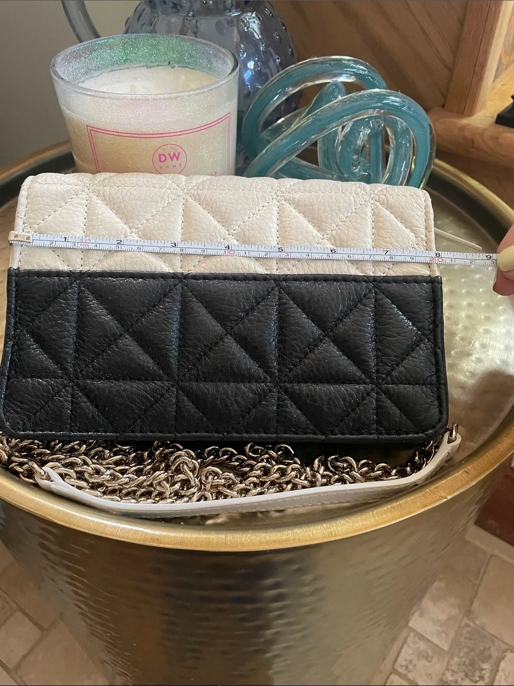 Kate Spade Quilted Sedgewick Avalon Crossbody Convertible Bag Clutch Cream